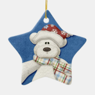 Holiday Polar Bear  Ornament