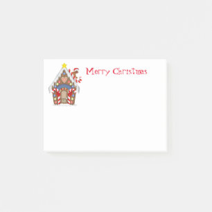 Holiday Post-it-Notes-Gingerbread House Post-it Notes