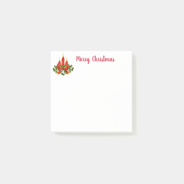 Holiday Post-it-Notes-Mistletoe Post-it Notes (Front)