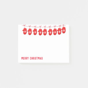 Holiday Post-it-Notes-Mittens Post-it Notes