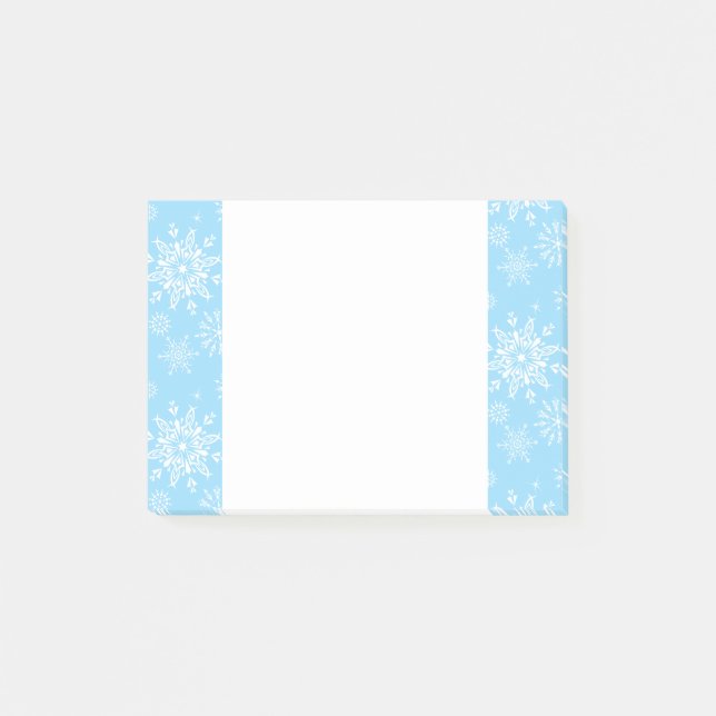 Holiday Post it Notes-Snowflakes Post-it Notes (Front)