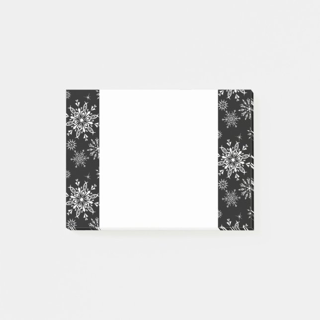 Holiday Post it Notes-Snowflakes Post-it Notes (Front)