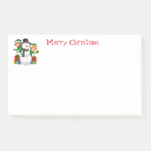 Holiday Post-It-Notes-Snowman Post-it Notes