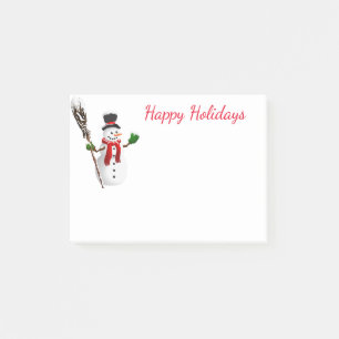 Holiday Post-it-Notes-Snowman Post-it Notes
