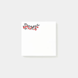 Holiday Post-it-Notes-Winter Berries Post-it Notes