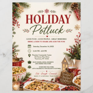 Holiday Potluck Flyer