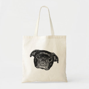 Holiday Pug Carry Tote Bag