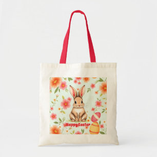 Holiday Rabbit Easter Modern Collection Tote Bag