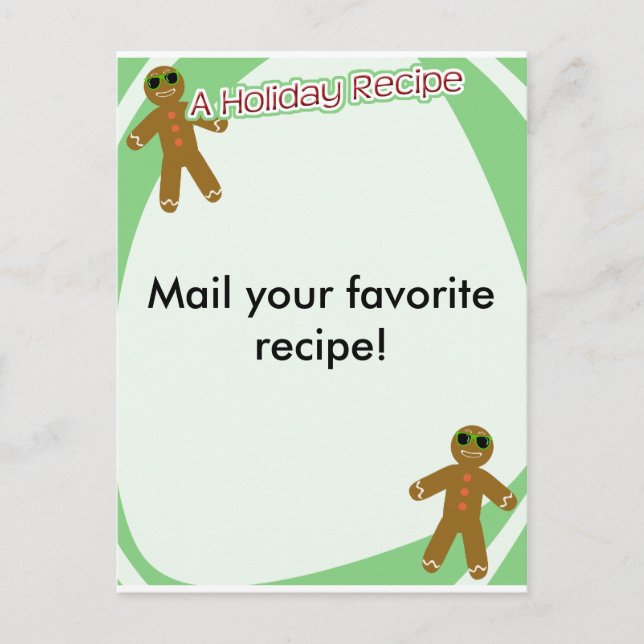 Holiday Recipe (Front)