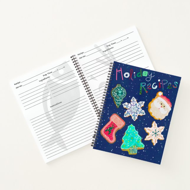 Holiday Recipe Baking Journal (Inside)