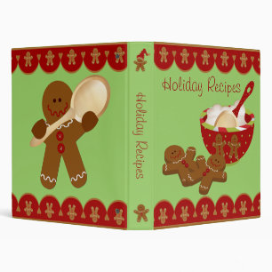 Holiday Recipe Binder - 1" Binder