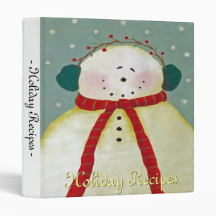 Holiday Recipes Binder