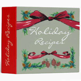 Holiday Recipes- binder