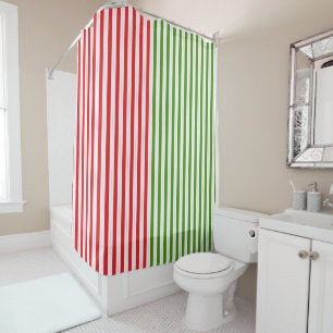 Holiday Red & Elf Green Candy Stripe Striped