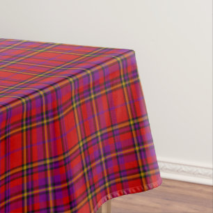 Holiday Red Plaid Tablecloth