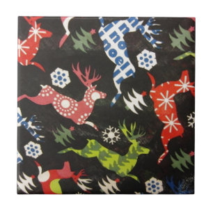 Holiday Reindeer Tile