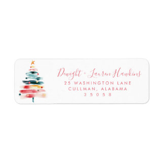 Holiday | Return Address Label