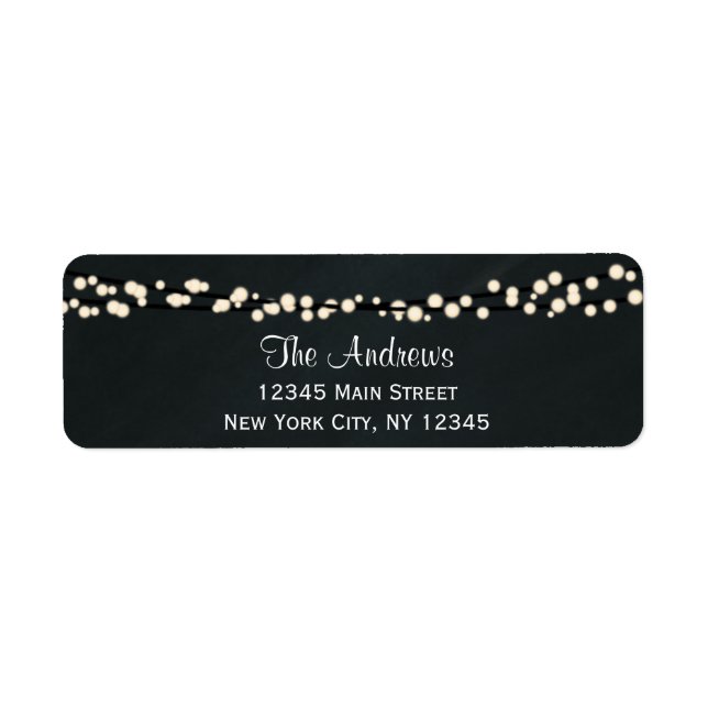 Holiday Return Address Labels (Front)