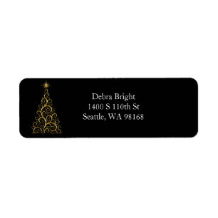 Holiday Return Address Labels