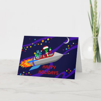 Holiday Rocket Card