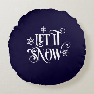 Holiday Round Pillow