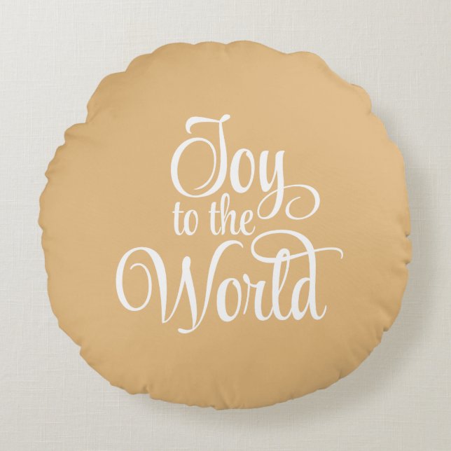 Holiday Round Pillow (Front)