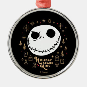 Holiday Scare King Metal Ornament