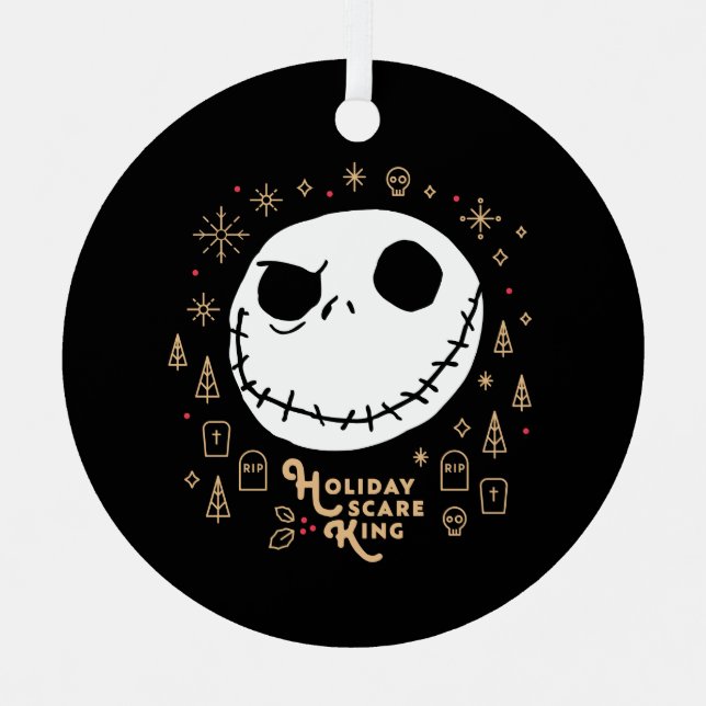 Holiday Scare King Metal Ornament (Front)