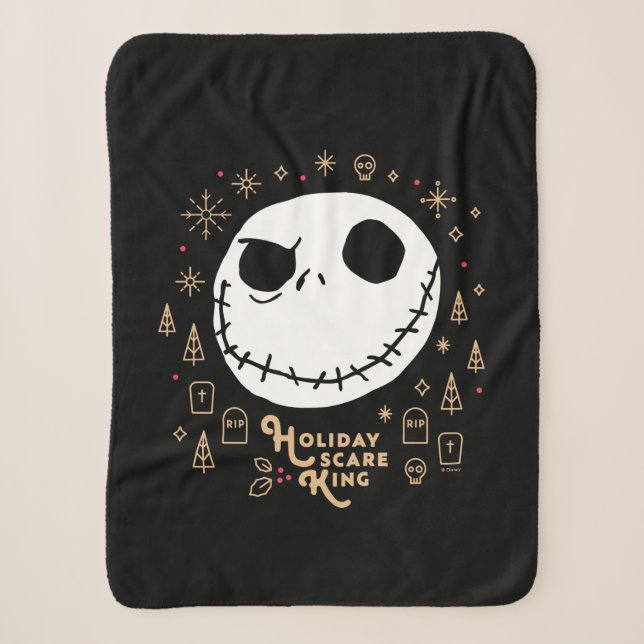 Holiday Scare King Sherpa Blanket (Front)