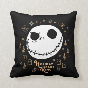 Holiday Scare King Throw Pillow