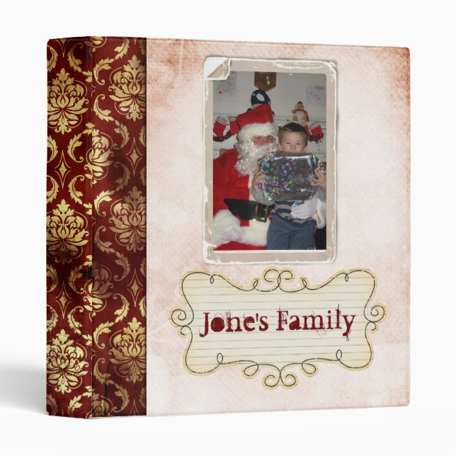 Holiday Scrapbook Binder (Front/Spine)