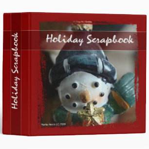 Holiday Scrapbook - Snowman Binder