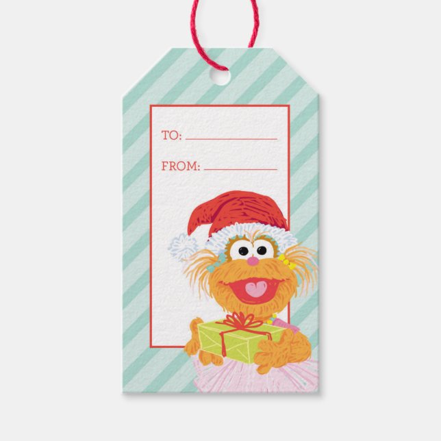 Holiday Scribble Zoe Gift Tags (Front)