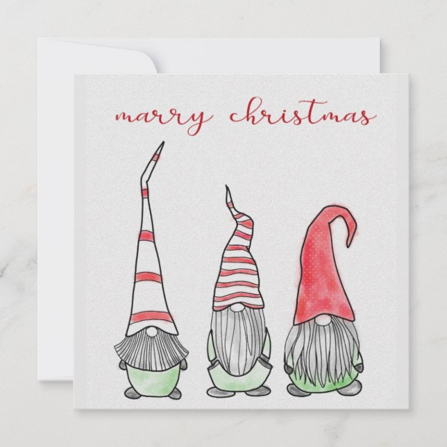 holiday season marry Christmas gnome (Front)