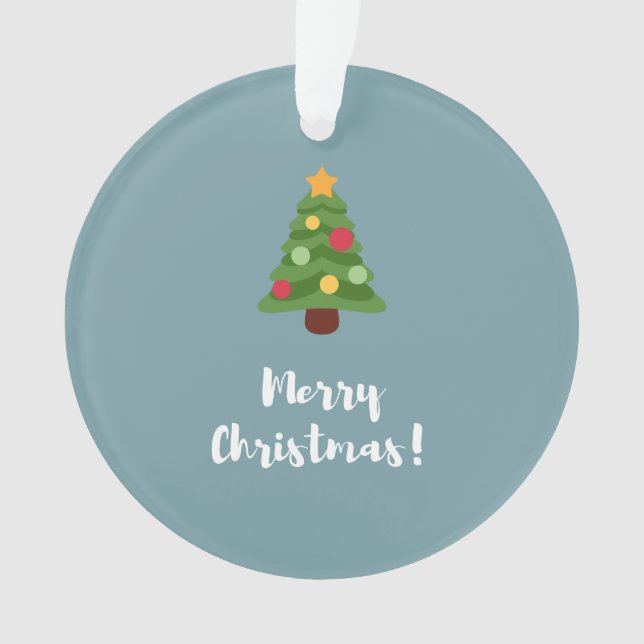 Holiday Season, Merry Christmas, Christmas Tree Ornament (Front)