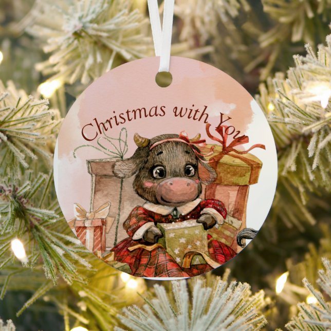 Holiday Season  Metal Ornament (Insitu)