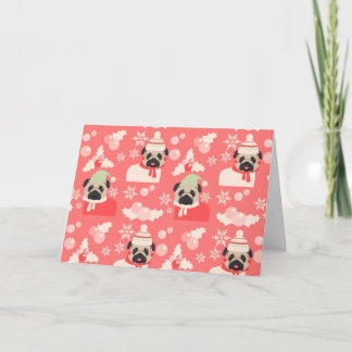 Holiday Season Pug Card