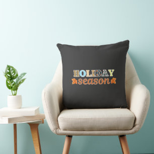 Holiday Season  Throw Pillow