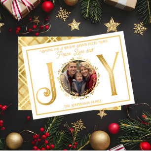 Holiday Season Wishing You Peace Love and Joy Card
