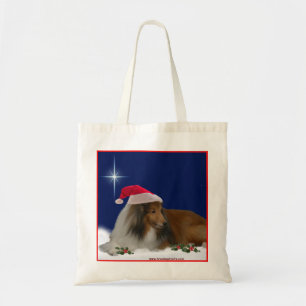 Holiday Sheltie Tote