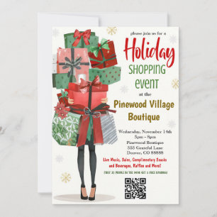 Holiday Shopping Event Invitation