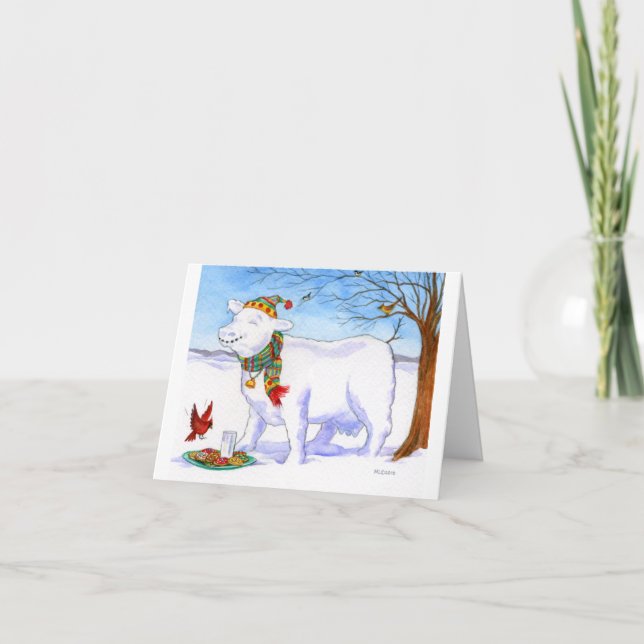 Holiday Snow Cow (Front)