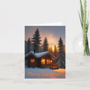 Holiday Snow Scene Card