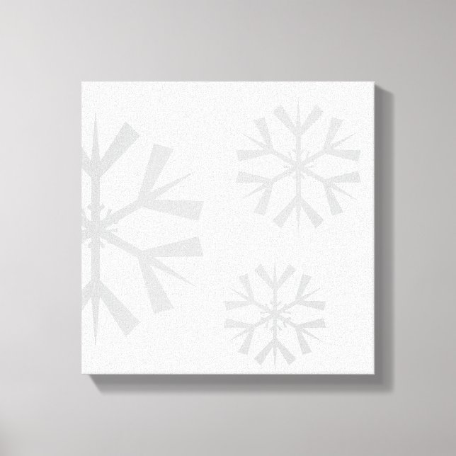 Holiday Snowflake Canvas Art (Front)