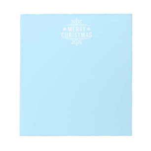 Holiday Snowflake Notepad