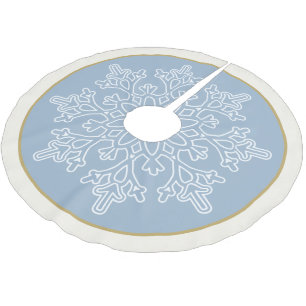 Holiday Snowflake Tree Skirt