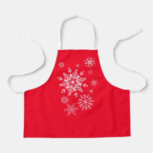 Holiday Snowflakes Apron