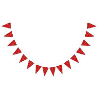 Holiday Snowflakes Banner Flags