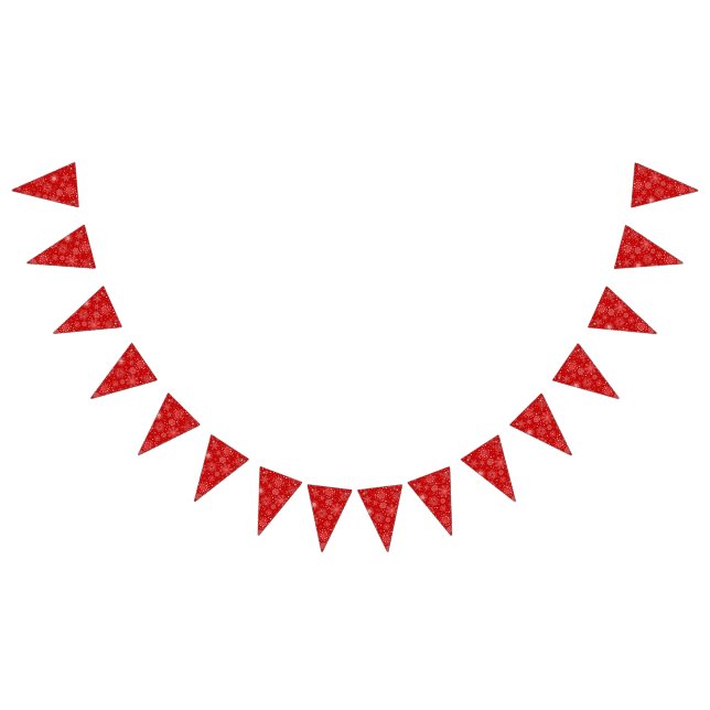 Holiday Snowflakes Banner Flags (All)