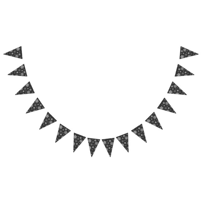 Holiday Snowflakes Banner Flags (All)